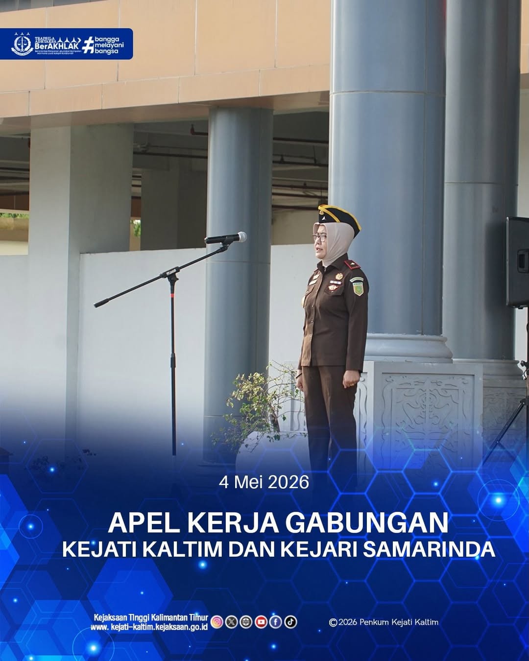 Apel Kerja Gabungan Kejaksaan Tinggi Kalimantan Timur dan Kejaksaan Tinggi Negeri Samarinda