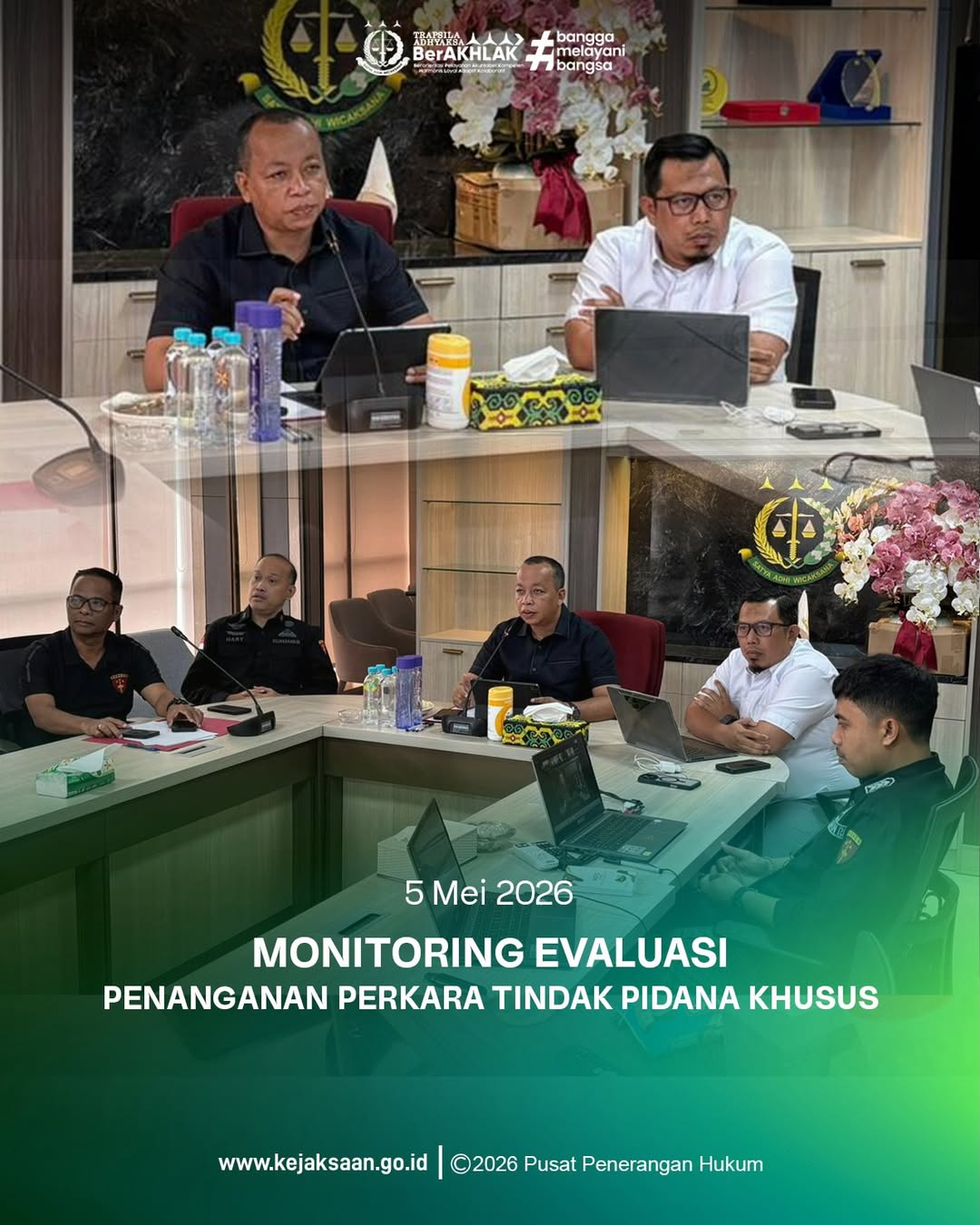 Monitoring Evaluasi Penanganan Perkara Tindak Pidana Khusus pada Kejaksaan Negeri se-Kalimantan Timur